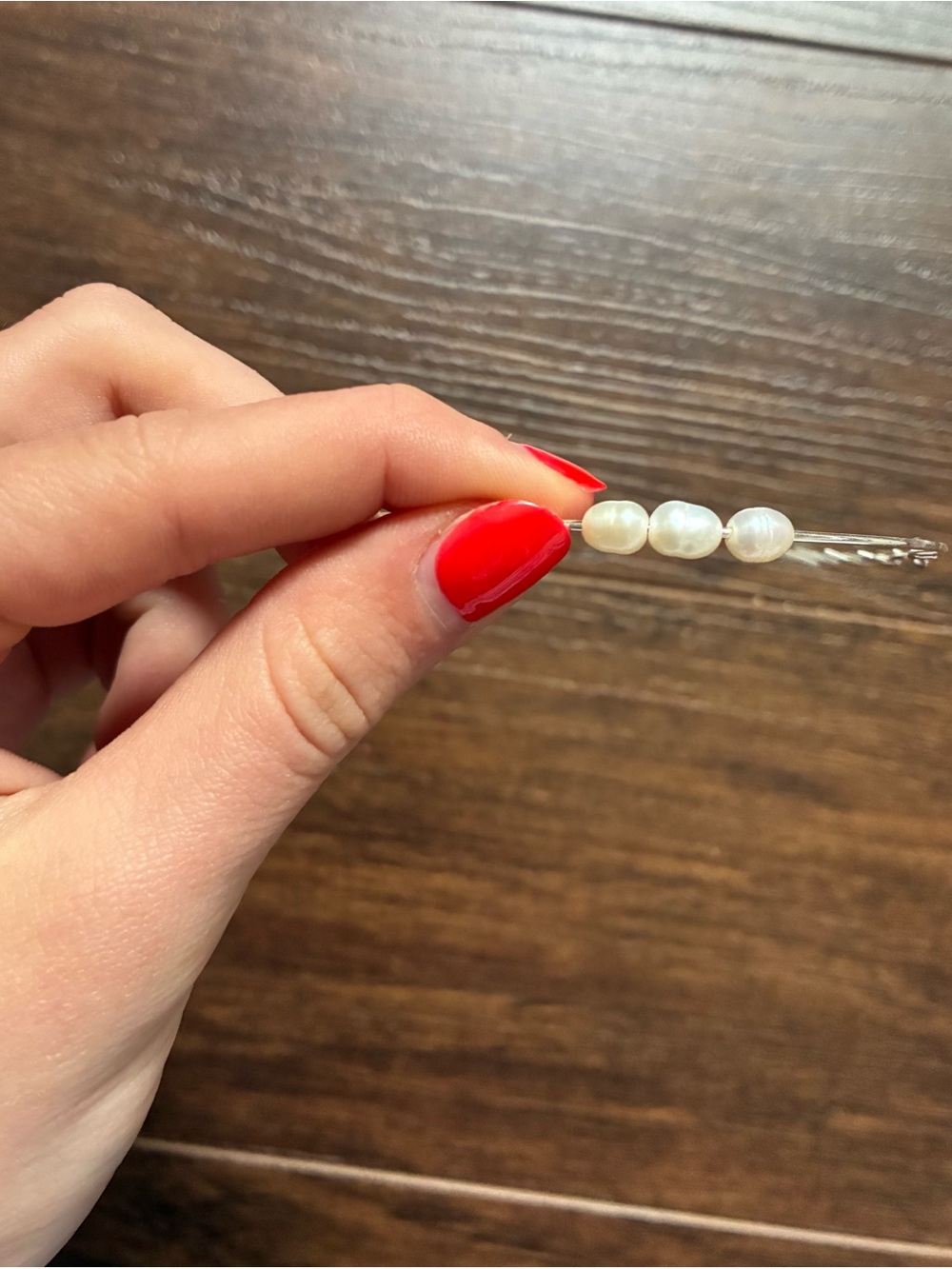 Pearl Beaded bracelet - White Pearls